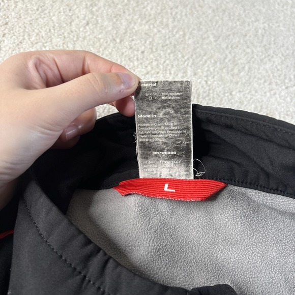 Ducati Rev'T! Jacket Men's Large Black Softshell Fleece Motorcycle Riding Moto - Picture 13 of 13